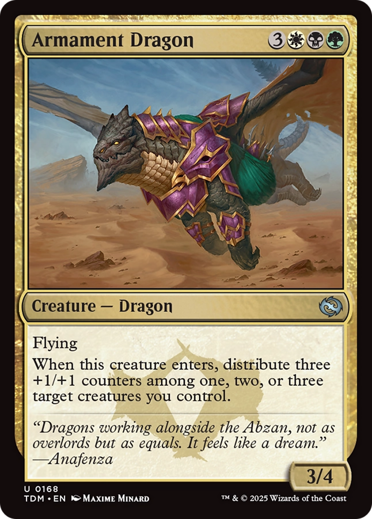 Armament Dragon [Tarkir: Dragonstorm] | Exor Games Summserside