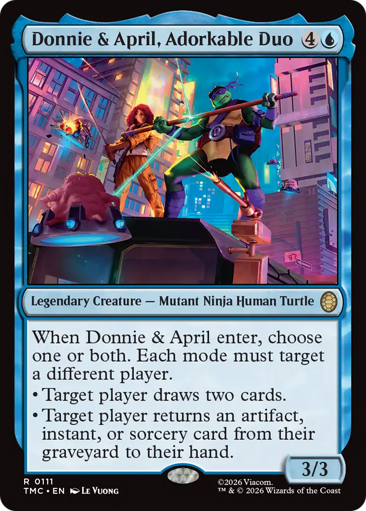 Donnie & April, Adorkable Duo [Teenage Mutant Ninja Turtles Commander] | Exor Games Summserside