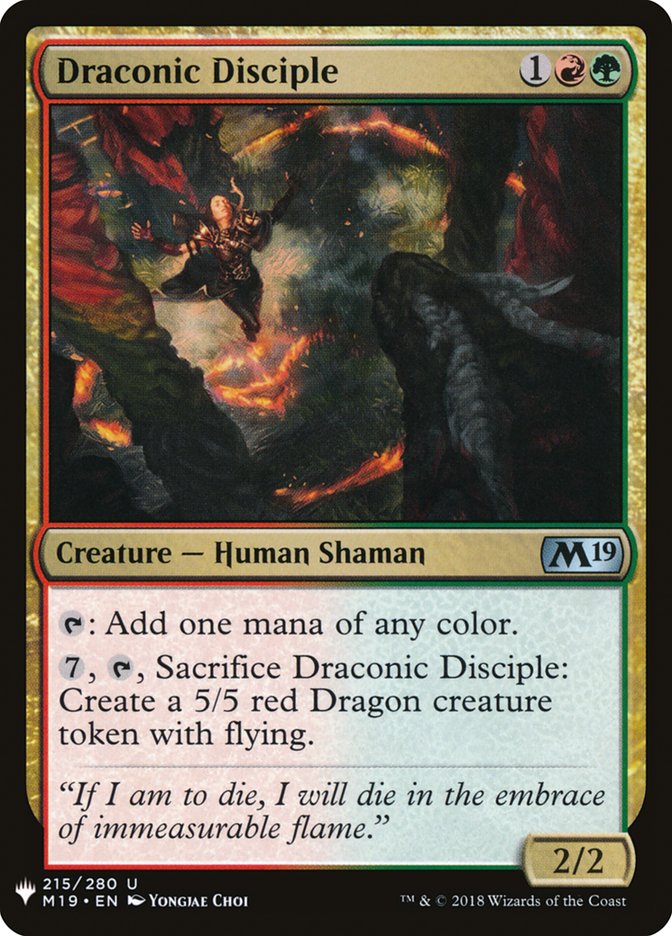 Draconic Disciple [Mystery Booster] | Exor Games Summserside