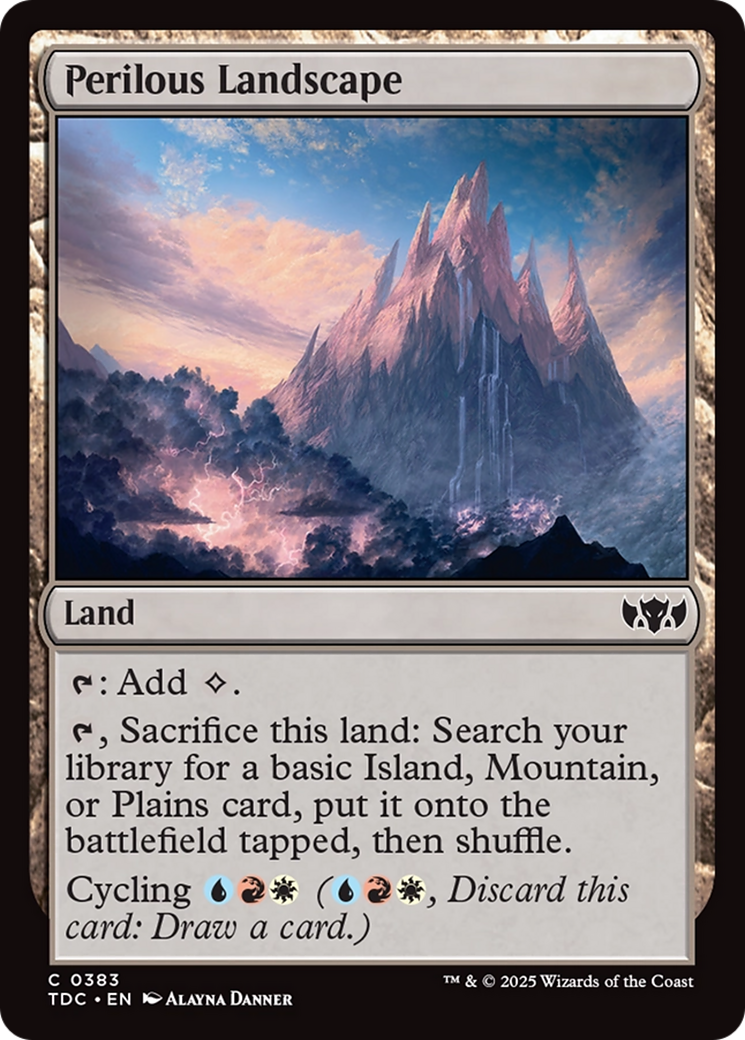 Perilous Landscape [Tarkir: Dragonstorm Commander] | Exor Games Summserside