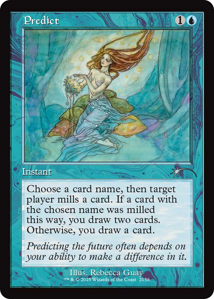 Predict (Retro Frame) [Secret Lair Drop Series] | Exor Games Summserside