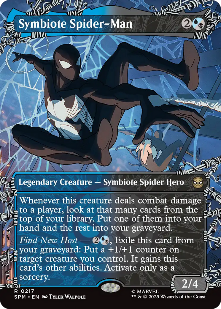 Symbiote Spider-Man (Borderless) [Marvel's Spider-Man] | Exor Games Summserside