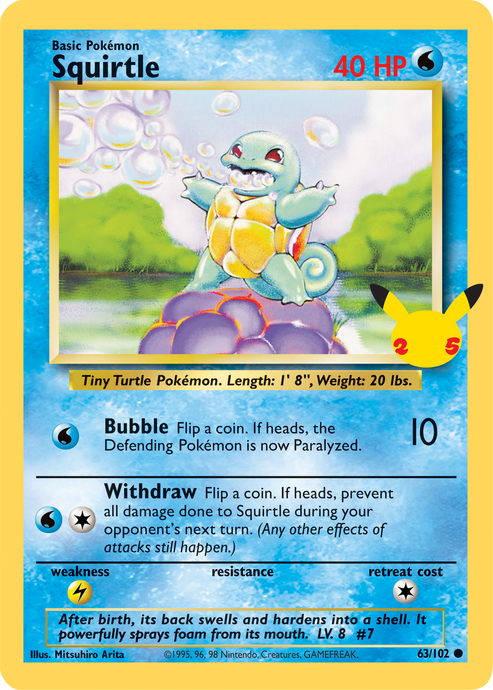 Squirtle (63/102) (Jumbo Card) [First Partner Pack] | Exor Games Summserside