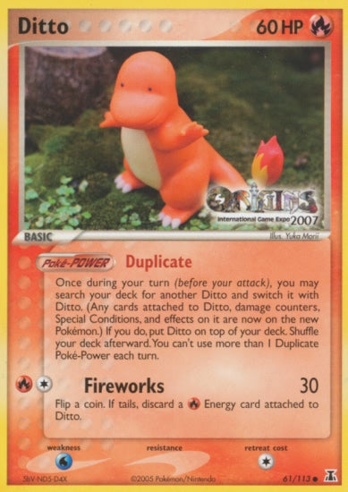 Ditto (61/113) (Origins Game Fair 2007) [EX: Delta Species] | Exor Games Summserside