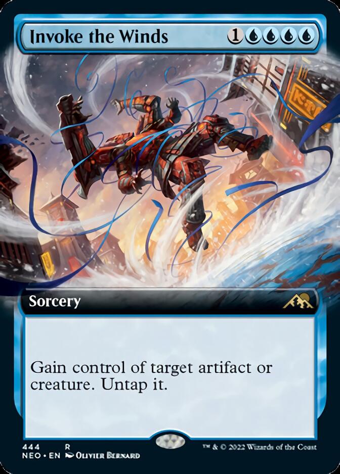 Invoke the Winds (Extended Art) [Kamigawa: Neon Dynasty] | Exor Games Summserside