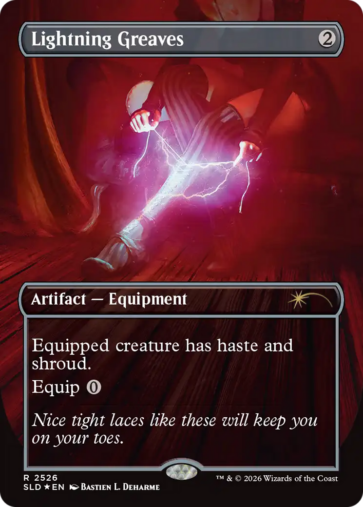 Lightning Greaves (2526) [Secret Lair Drop Series] | Exor Games Summserside