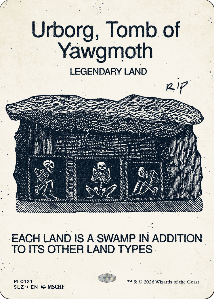 Urborg, Tomb of Yawgmoth (0121) [Secret Lair x MSCHF: The Zeta Set] | Exor Games Summserside