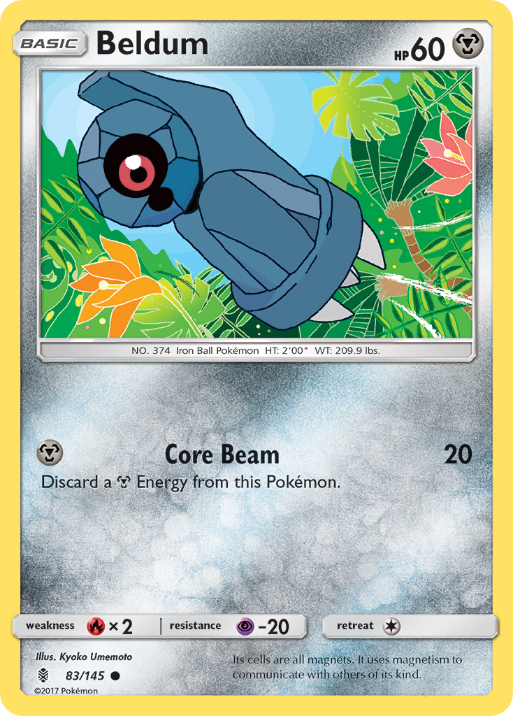 Beldum (83/145) [Sun & Moon: Guardians Rising] | Exor Games Summserside