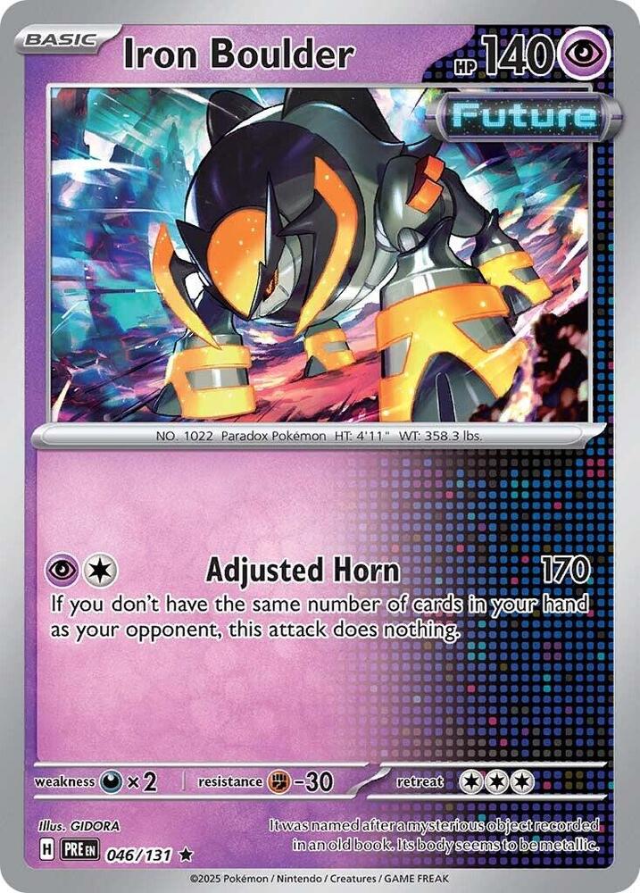 Iron Boulder (046/131) [Scarlet & Violet: Prismatic Evolutions] | Exor Games Summserside