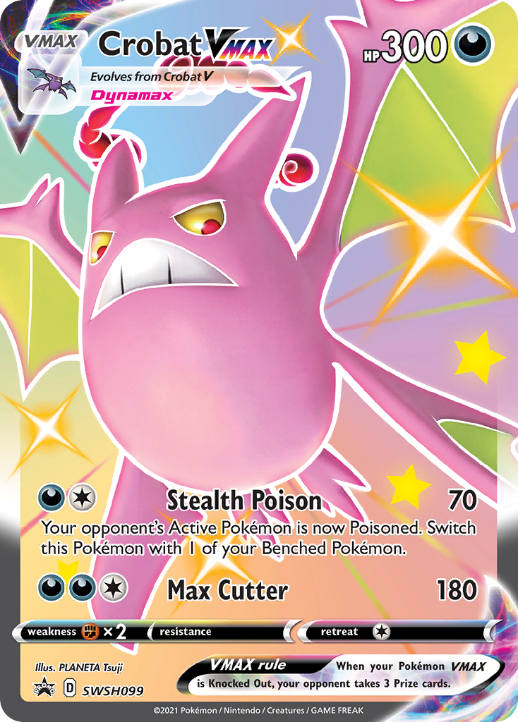 Crobat VMAX (SWSH099) [Sword & Shield: Black Star Promos] | Exor Games Summserside