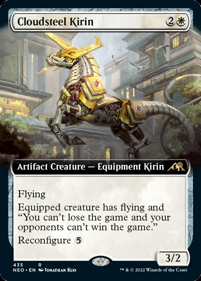 Cloudsteel Kirin (Extended Art) [Kamigawa: Neon Dynasty] | Exor Games Summserside