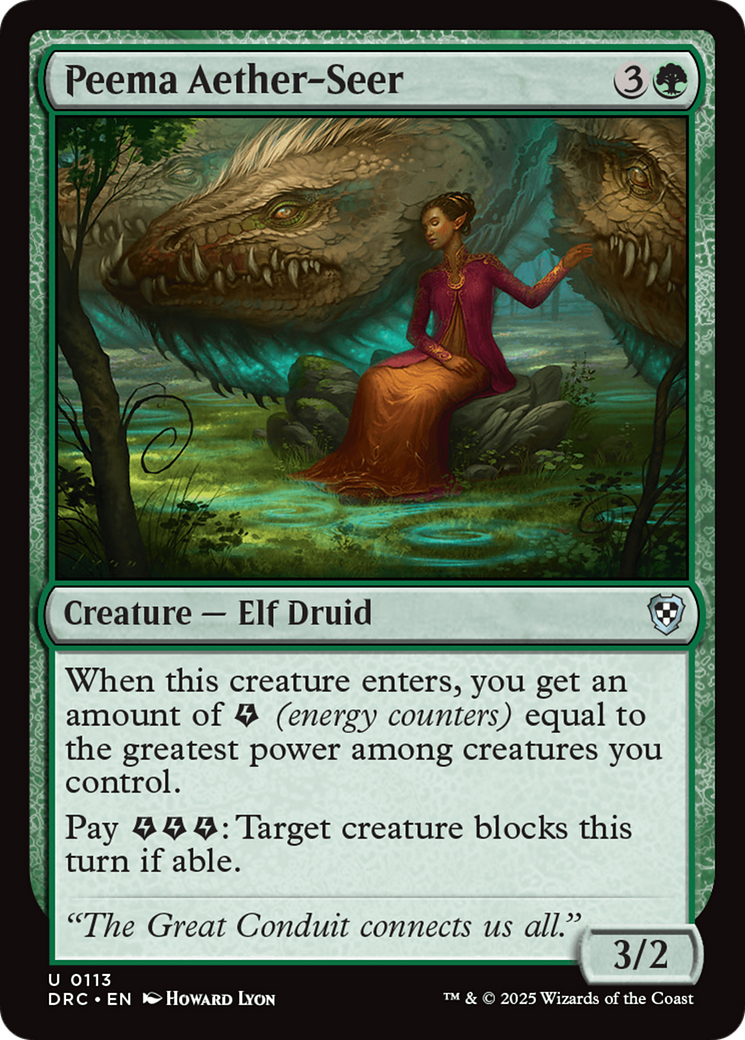Peema Aether-Seer [Aetherdrift Commander] | Exor Games Summserside