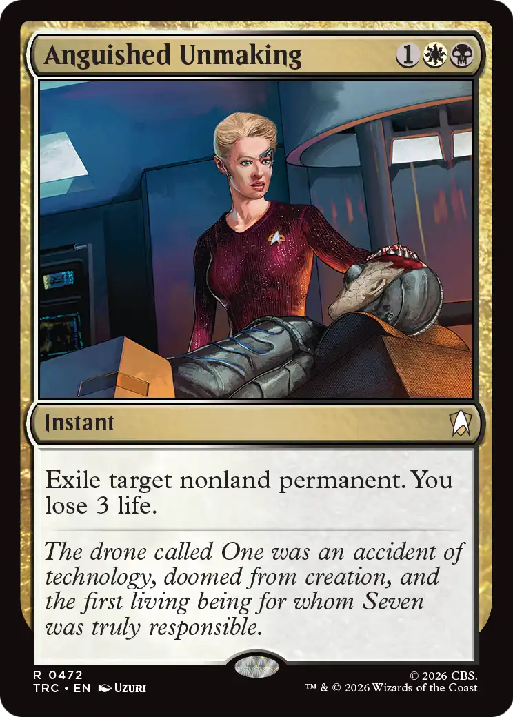 Anguished Unmaking (Surge Foil) [Star Trek Commander] | Exor Games Summserside