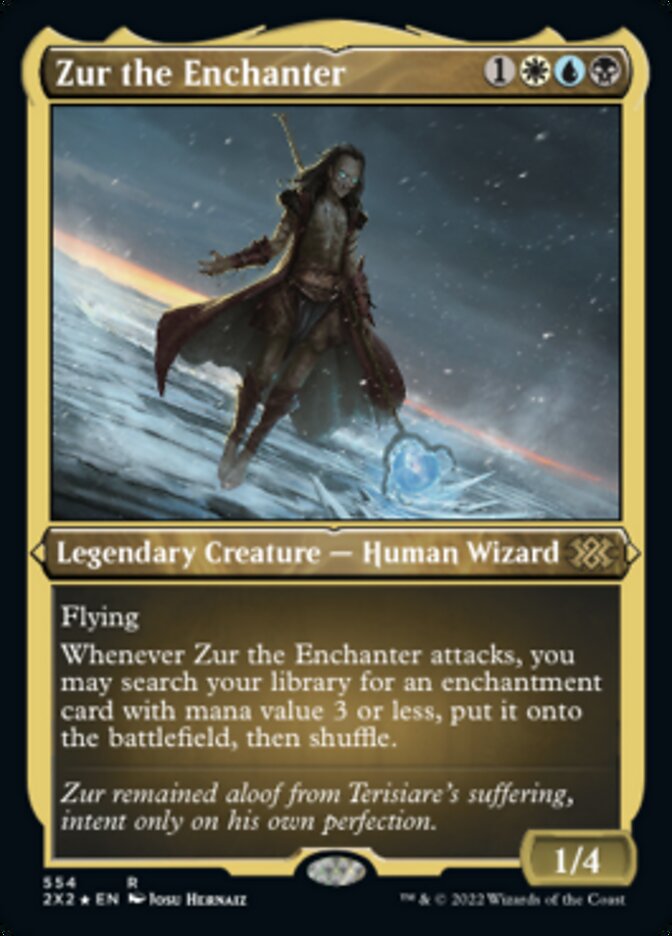 Zur the Enchanter (Foil Etched) [Double Masters 2022] | Exor Games Summserside