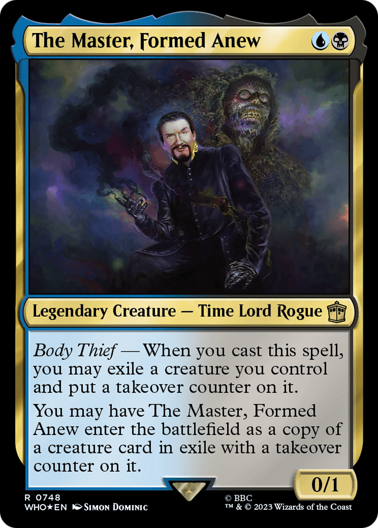 The Master, Formed Anew (Surge Foil) [Doctor Who] | Exor Games Summserside