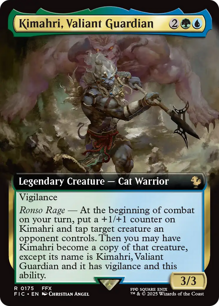 Kimahri, Valiant Guardian (Extended Art) [FINAL FANTASY Commander] | Exor Games Summserside