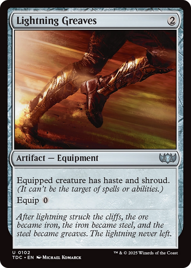 Lightning Greaves [Tarkir: Dragonstorm Commander] | Exor Games Summserside