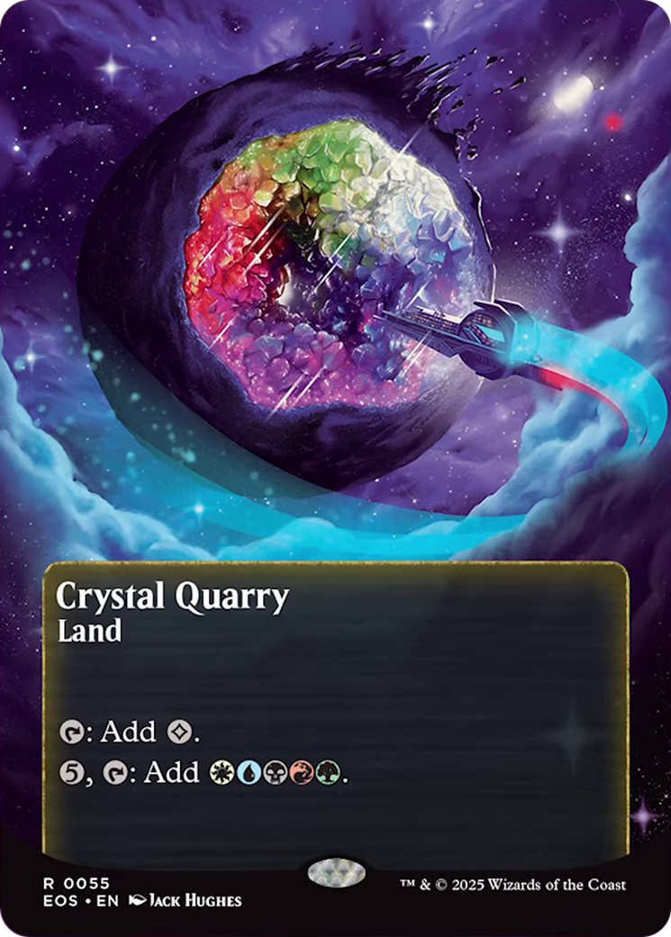Crystal Quarry (0055) (Borderless) [Edge of Eternities: Stellar Sights] | Exor Games Summserside