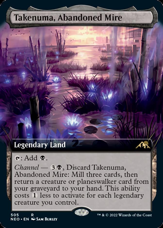 Takenuma, Abandoned Mire (Extended Art) [Kamigawa: Neon Dynasty] | Exor Games Summserside