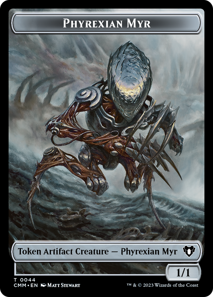 Phyrexian Myr Token [Commander Masters Tokens] | Exor Games Summserside