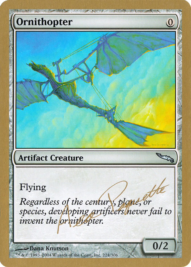 Ornithopter (Aeo Paquette) [World Championship Decks 2004] | Exor Games Summserside