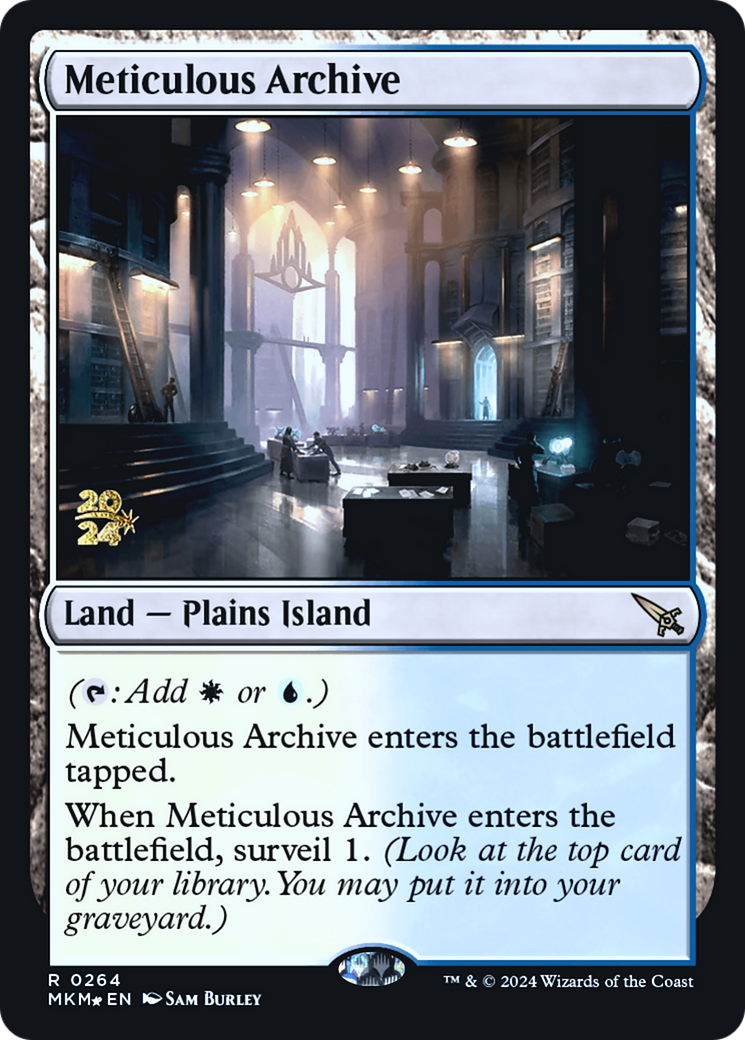 Meticulous Archive [Murders at Karlov Manor Prerelease Promos] | Exor Games Summserside