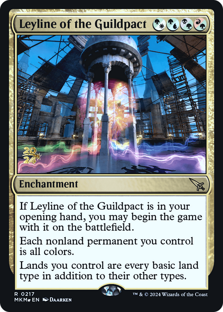 Leyline of the Guildpact [Murders at Karlov Manor Prerelease Promos] | Exor Games Summserside