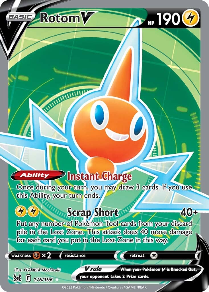 Rotom V (176/196) [Sword & Shield: Lost Origin] | Exor Games Summserside