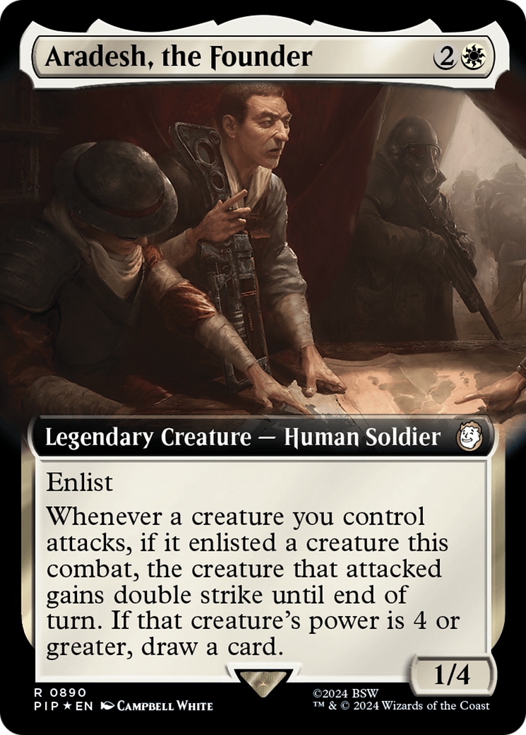 Aradesh, the Founder (Extended Art) (Surge Foil) [Fallout] | Exor Games Summserside