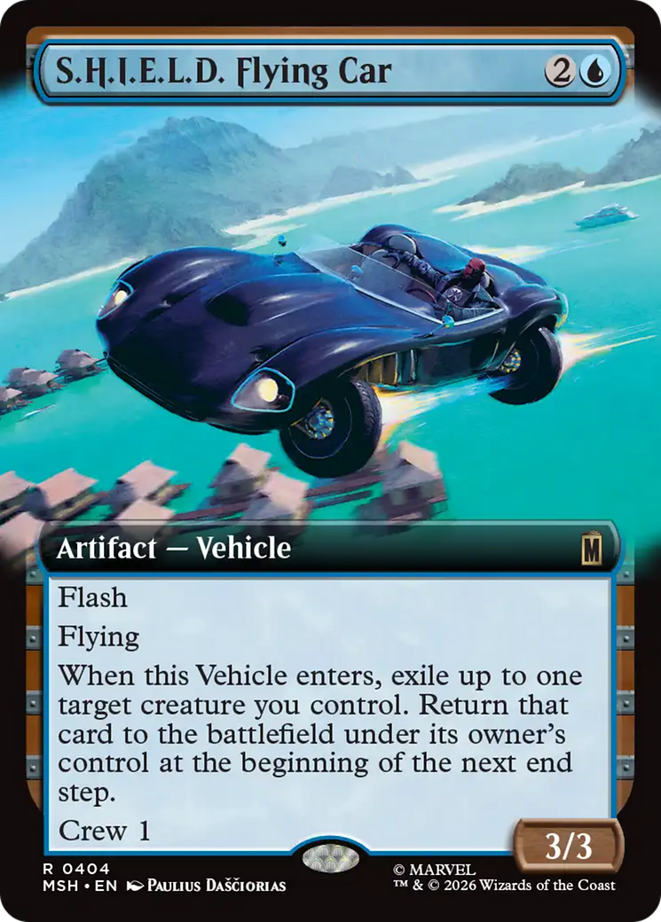 S.H.I.E.L.D. Flying Car (Extended Art) [Marvel Super Heroes] | Exor Games Summserside