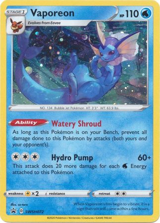 Vaporeon (SWSH072) [Sword & Shield: Black Star Promos] | Exor Games Summserside