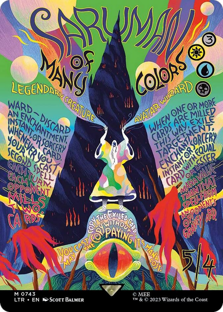 Saruman of Many Colors (Borderless Poster) [The Lord of the Rings: Tales of Middle-Earth] | Exor Games Summserside