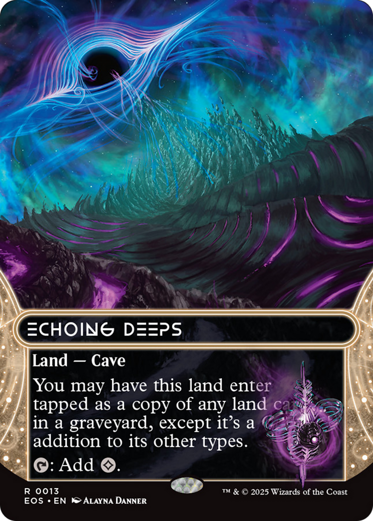 Echoing Deeps (0013) (Borderless) [Edge of Eternities: Stellar Sights] | Exor Games Summserside