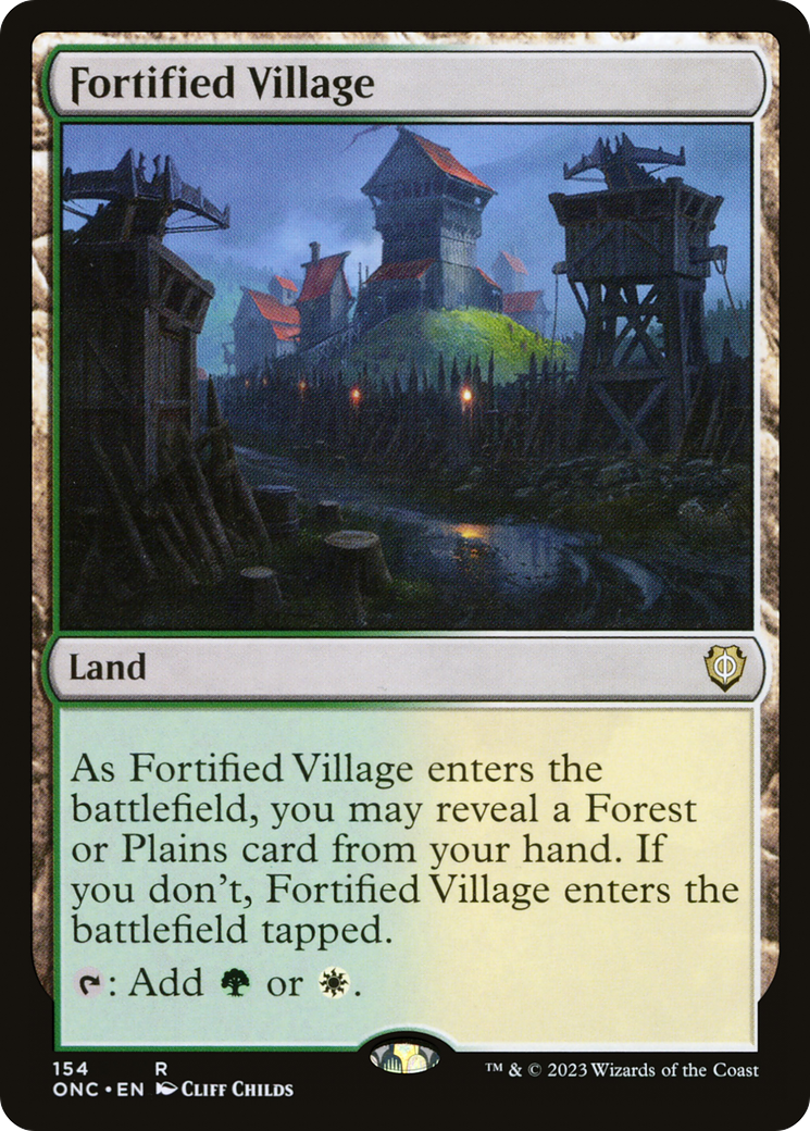 Fortified Village [Phyrexia: All Will Be One Commander] | Exor Games Summserside