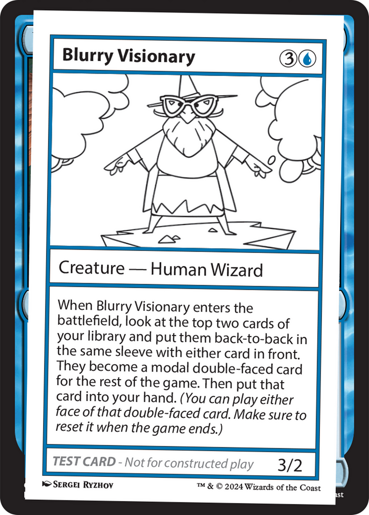 Blurry Visionary [Mystery Booster 2 Playtest Cards] | Exor Games Summserside