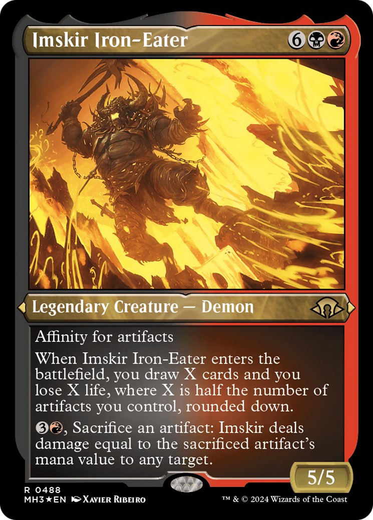 Imskir Iron-Eater (Foil Etched) [Modern Horizons 3] | Exor Games Summserside