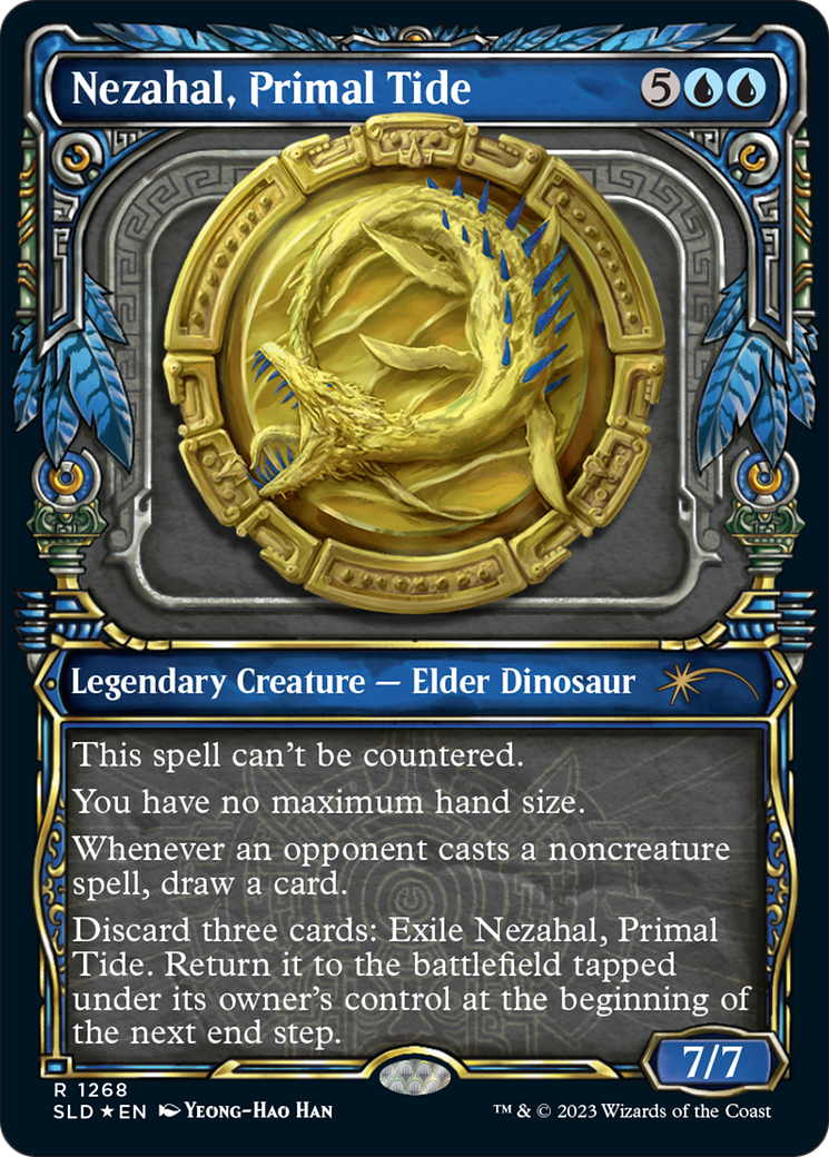 Nezahal, Primal Tide (Halo Foil) [Secret Lair Drop Series] | Exor Games Summserside