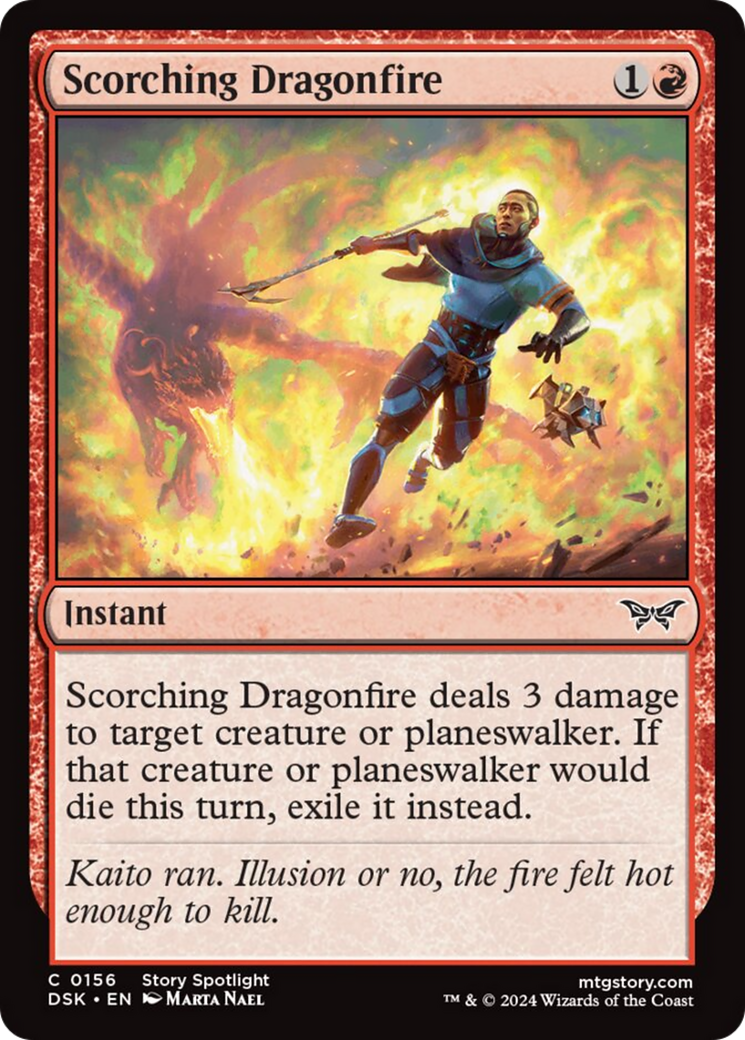 Scorching Dragonfire [Duskmourn: House of Horror] | Exor Games Summserside