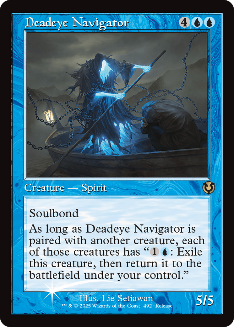 Deadeye Navigator (Retro Frame) [Innistrad Remastered Promos] | Exor Games Summserside