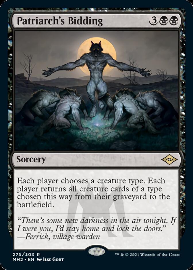 Patriarch's Bidding (Foil Etched) [Modern Horizons 2] | Exor Games Summserside