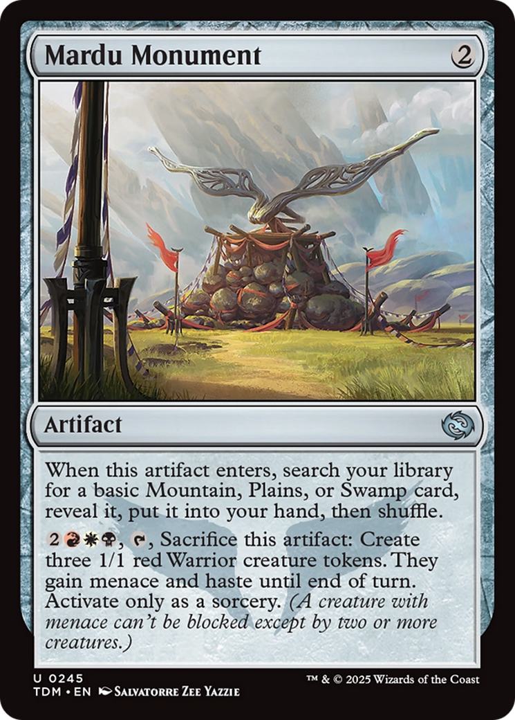 Mardu Monument [Tarkir: Dragonstorm] | Exor Games Summserside