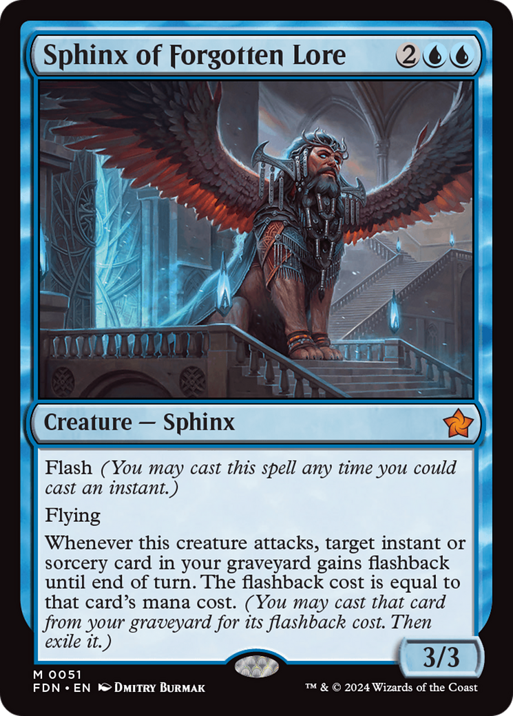 Sphinx of Forgotten Lore [Foundations] | Exor Games Summserside