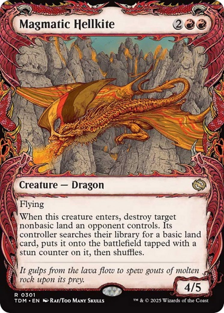 Magmatic Hellkite (Showcase) [Tarkir: Dragonstorm] | Exor Games Summserside