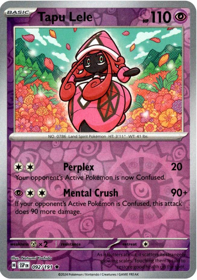 Tapu Lele (092/191) [Scarlet & Violet: Surging Sparks] | Exor Games Summserside