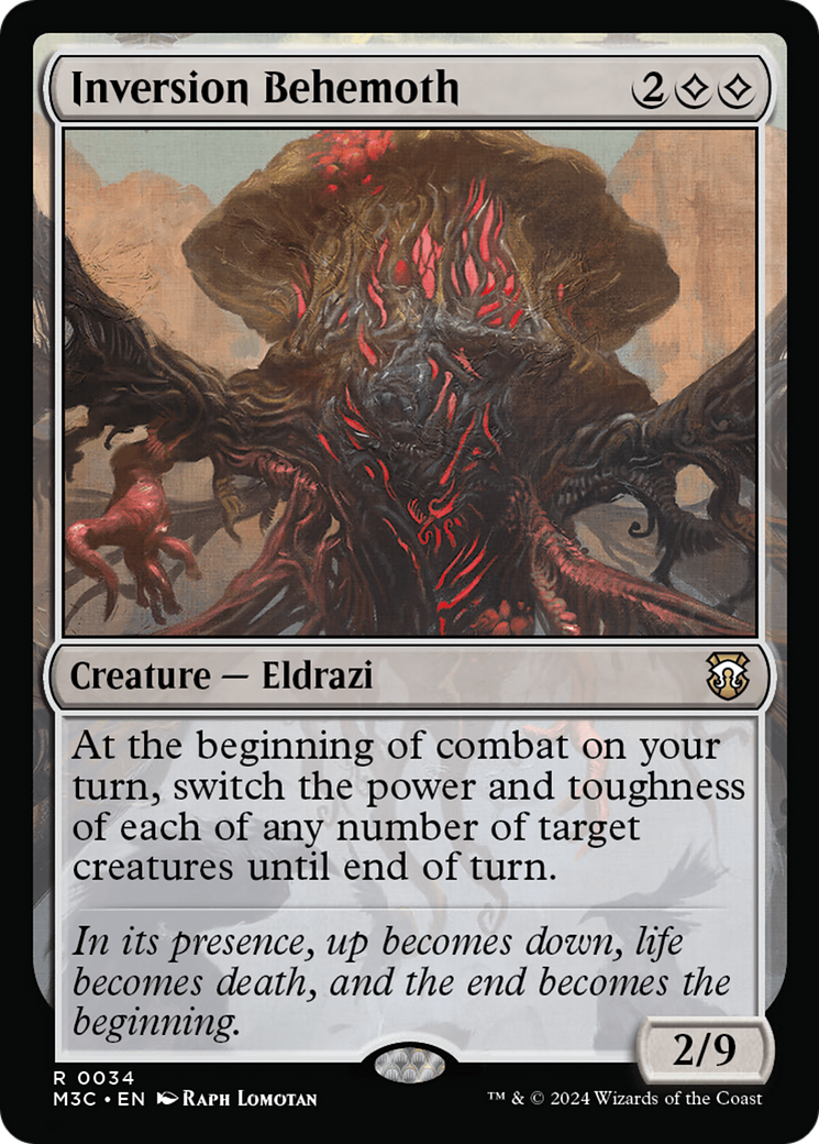Inversion Behemoth [Modern Horizons 3 Commander] | Exor Games Summserside
