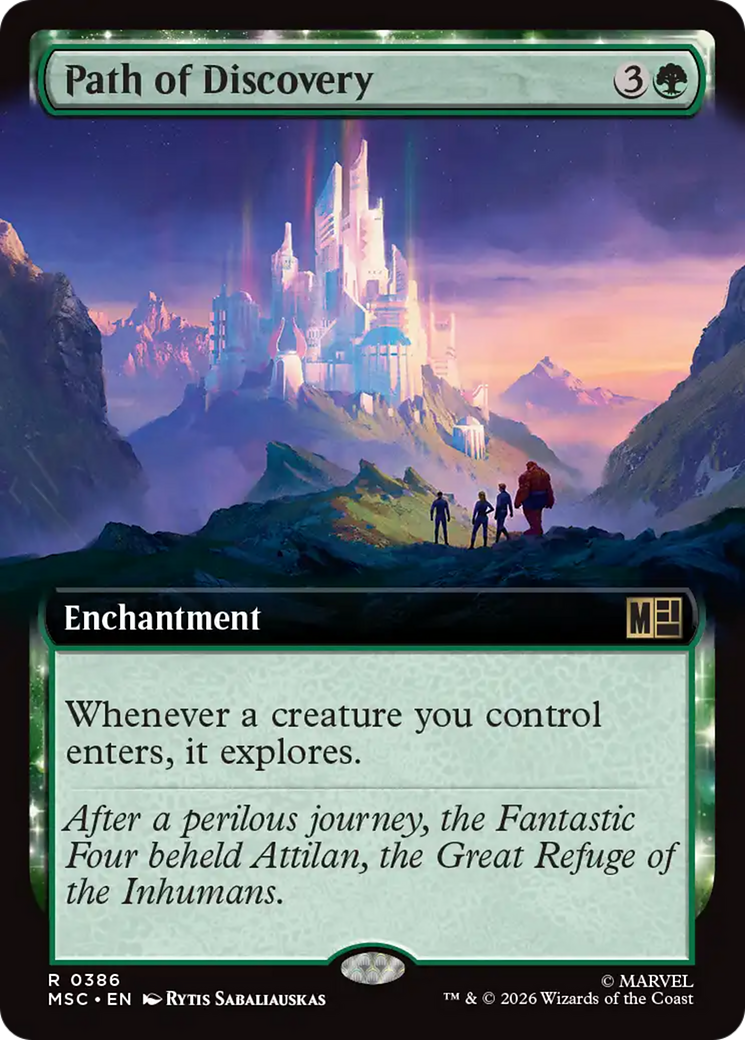 Path of Discovery (Extended Art) [Marvel Super Heroes Commander] | Exor Games Summserside