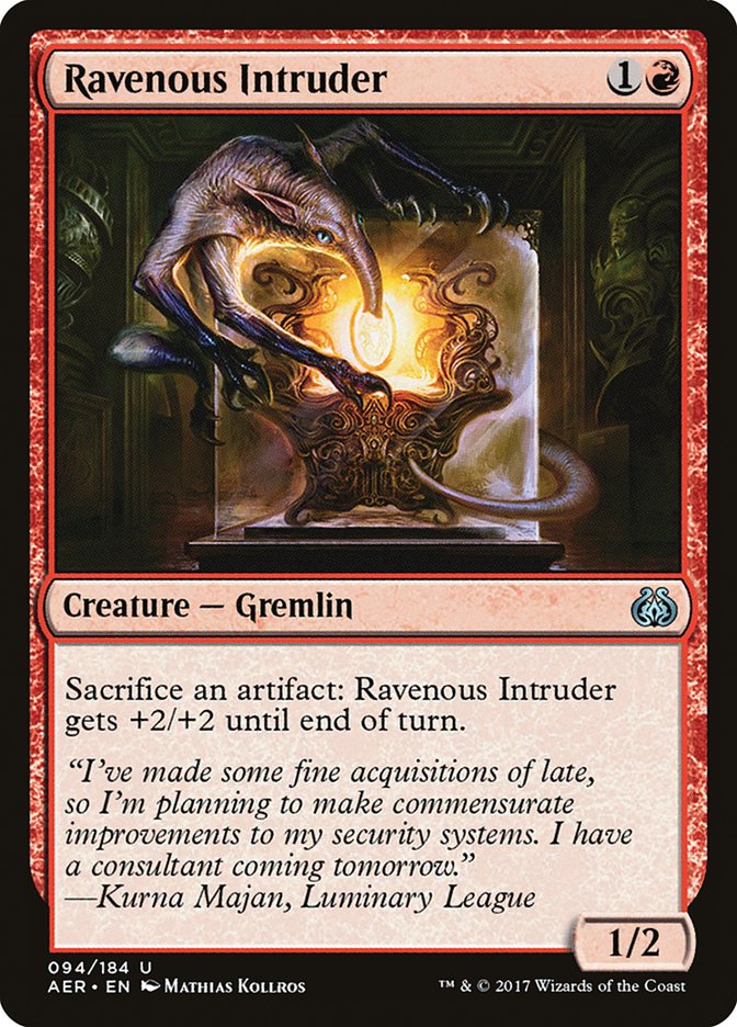 Ravenous Intruder [Aether Revolt] | Exor Games Summserside