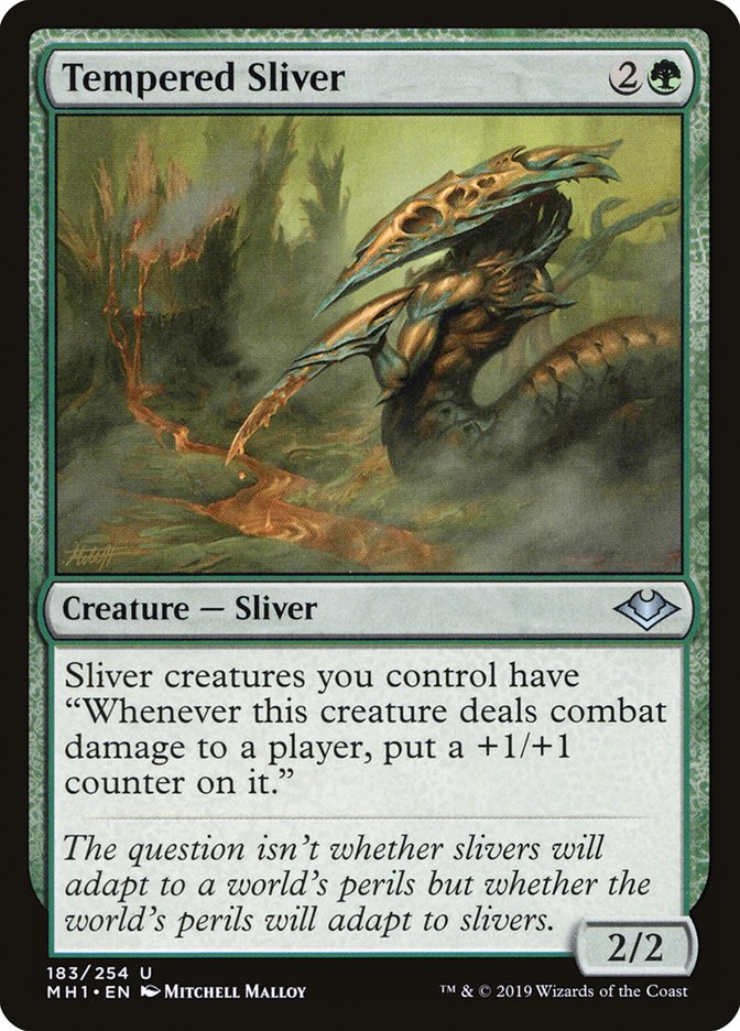 Tempered Sliver [Modern Horizons] | Exor Games Summserside