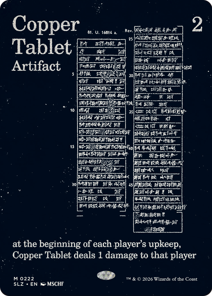 Copper Tablet (0222) [Secret Lair x MSCHF: The Zeta Set] | Exor Games Summserside