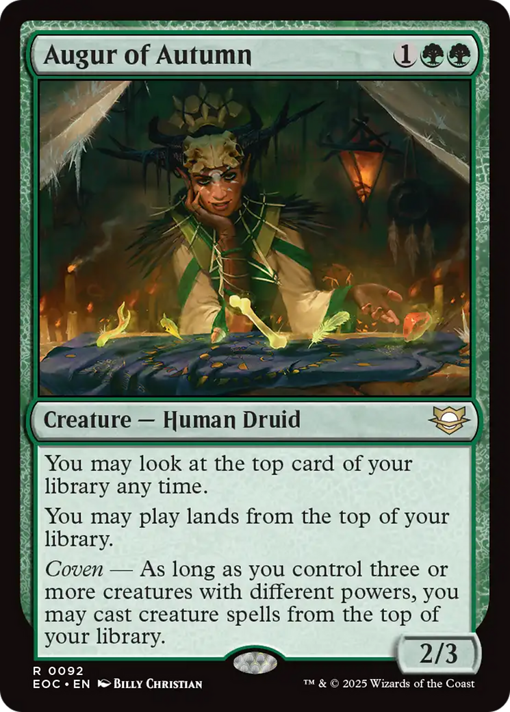 Augur of Autumn [Edge of Eternities Commander] | Exor Games Summserside
